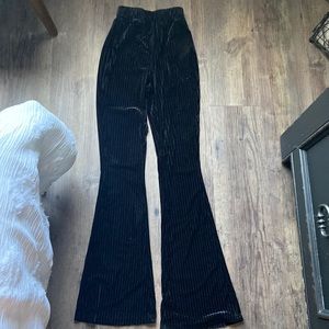 Black Velvet Bell Bottoms